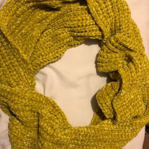 Mustard yellow scarf